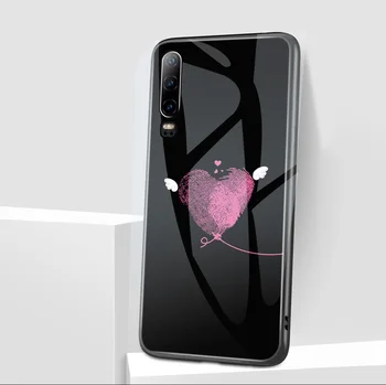 Elsker Dronning ven Hjerte Sag for Huawei P30 P20-P40 S Smart Z 2019 Ære 20 10 9 9X Pro Mate 30 20 Lite Pro Nove 5T Glas Cover