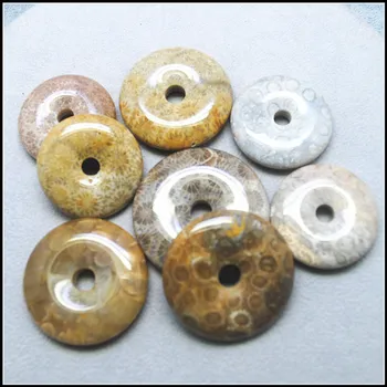 1 stk natur farver for perle sten semi ædle sten vedhæng donuts hjertet oval form økologiske varer til smykker resultater