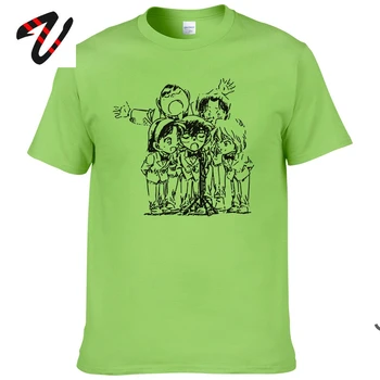 Detective Conan Manga Harajuku T-Shirt Japansk Anime Sjove Design, Hipster Ren Bomuld T-Shirts, Korte Ærmer Tøj