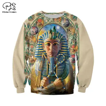 Retor Gamle Gud Horus Øje i Ægypten til Farao, Anubis 3D Printet Zip Hoodies Sweatshirts kvinder til mænd Fashion hættetrøjer drop shipp