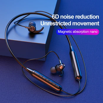 DAONO DD9 Magnetiske Trådløse Bluetooth Høretelefoner, Earbuds Sport Med Mic Sport earbuds støjreduktion Hovedtelefoner PK V9 S580 i12