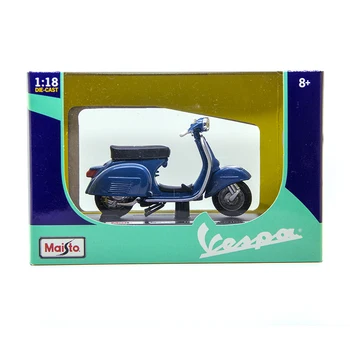 Maisto 1:18 VESPA Piaggio 1969 150 SPRINT VELOCE Motorcykel Modeller model cykel Base Trykstøbt Moto Børn, Legetøj Til Gave Samling