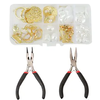 8 Par Boheme-Perle Øreringe Sæt DIY Smykker Materiale Forbrugsstoffer, Tilbehør, Håndlavet Værktøj