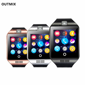 2020 nye Bluetooth Smart Ur Mænd Q18 Med Touch Screen Store Batteri, Støtte TF Sim-Kortet Kamera for Android Telefon Smartwatch