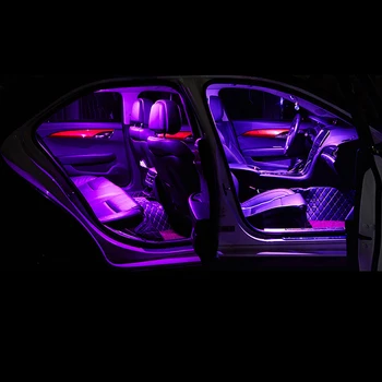 9x T10 W5W Auto LED Pærer Bil Indvendigt lys kit Dome læselamper Kuffert Lampe til Toyota Highlander 2016 2017 2018 2019