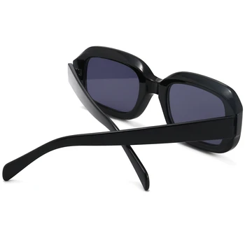 Peekaboo black square solbriller kvinder lille leopard uv400 damer retro solbriller til mænd 2021 sommer stil tilbehør