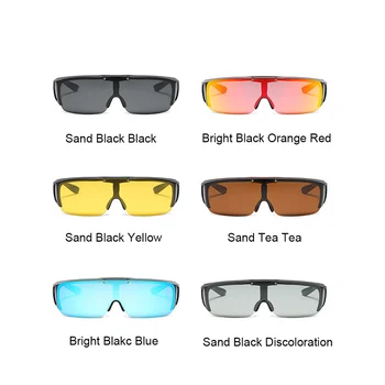 Mænd ' s flip Polariserede solbriller Mandlige Vintage Retro Kørsel Briller Mirror Linse Kan bære nærsynethed briller inden for sikre driver goggle