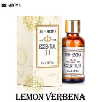 Berømte mærke oroaroma citron verbena olie krop ansigt hudpleje spa besked duft lampe Aromaterapi lemon verbena væsentlige olie
