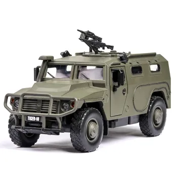 Høj Simulation 1/32 russiske Tiger-M Militære Pansrede Bil Zink Legering Bil Modeller Gaver til Børn Drenge