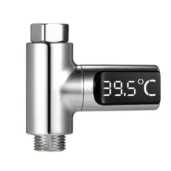 LED-Display Vand Bruser Termometer Selv at producere Elektricitet, Vand Temperatur Overvåge Energi, Smart Meter