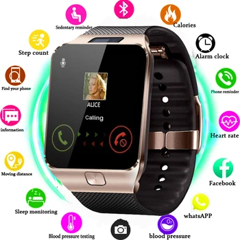DZ09 Sport Smartwatch Android Opkald Bluetooth-Smartwatch Mænd Relogio 2G GSM-SIM-Kort, Kamera, Smart Ur 2020 Fashion Kvinder Gave