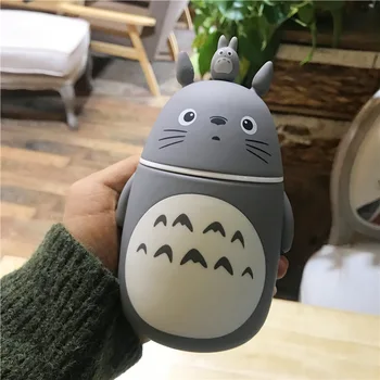 Kreative Totoro Glas Vand Flasker Dobbelt varmeandigt Dejlig Min Nabo Totoro Høj Kvalitet Glas at Drikke Tegneserie Stil