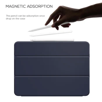 Smart Folio Case Til iPad Pro 11 2018 Slank Oprindelige Officielle 1:1 Magnetisk Cover Med Back Case Til Ny iPad Pro 11 Funda Sort
