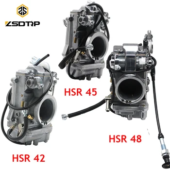 ZSDTRP HSR42 HSR45 HSR48 Mikuni Accelerator Pumpe Ydelse Poleret Karburator Carb for Harley EVO Evolution Twin Cam TM42 TM4