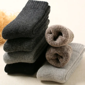 2019 nye tykkere terry kanin uld sokker kvinder solid farve varm rør sjove vinter sokker skarpetki calcetines mujer