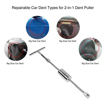 Super PDR dent reparation værktøj sæt paintless dent removal tools kit slide hammer dent lim faner limstifter reparation håndværktøj