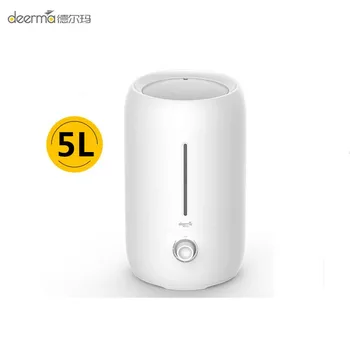 Deerma Luftfugter DEM-F800-Knappen Åbn for At Føje Vand, 5L Kapacitet langvarig Fugt Aromaterapi Smart home Funktioner