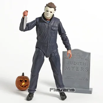 NECA 2018 Film Halloween Ultimative Michael Myers med LED Lys PVC-Action Figur Collectible Model Toy