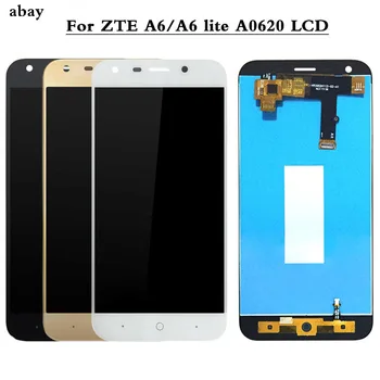 Testet For ZTE Blade A6/A6 Lite LCD-Display og Touch-Skærm Samling Reservedele Til ZTE Blade A0620 Sort/Hvid/Guld