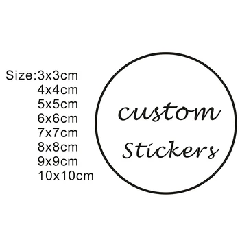 3-10 cm Logo Klistermærker, specialdesignede klistermærker, Personaliserede etiketter, Brugerdefinerede etiketter, Business logo klistermærker, Personlig klistermærker