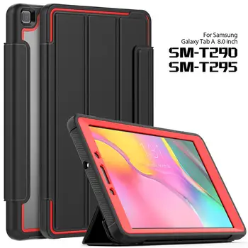 Taske Til Samsung Galaxy Tab ET 8,0 2019 SM T290 T295 T297 Tilfælde stødsikker Full Body Flip Børn Børn Tablet Tilfælde Smart Cover