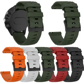 Silikone Armbånd Watchs Band Håndledsrem Til Suunto 9/9 Baro Kobber Se Sport Farverige SmartWatch Armbånd Tilbehør