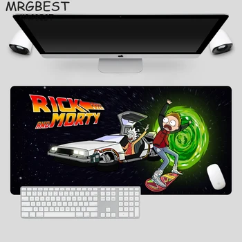 MRG Super Cool Rick Anime Spil Stor musemåtte Computer Tastatur Puder, Non-slip Gummi Låse Kant Laptop Bord Mat L