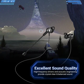 Langsdom PS4 Gaming Headset Gamer med Dobbelt Mikrofon Noise Cancelling PUBG Gaming Hovedtelefoner fone de ouvido For Telefonen Xbox PS4