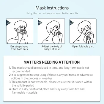 Smelteblæst Klud Medicinsk masker Disponibel Sundhed Ansigt, Mund Maske støvtæt Anti-forurening, Åndbar Maske Kirurgisk Maske På Lager