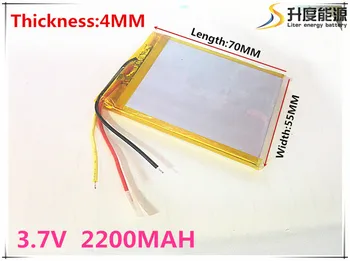 Størrelsen 405570 3,7 V Lithium-polymer 2200mah Batteri Med Beskyttelse af yrelsen For GPS-Tablet-PC ' Digitale Produkter