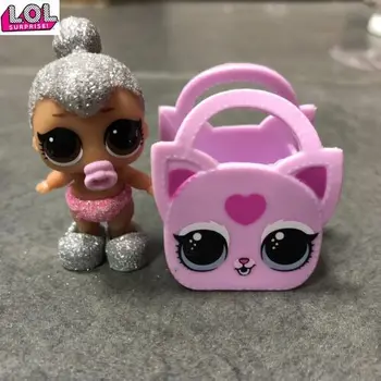 Ægte LOL overraskelse dukker Oprindelige lols dukker Kitty Dronning Kamæleon Mini dukke for piger fødselsdag gaver