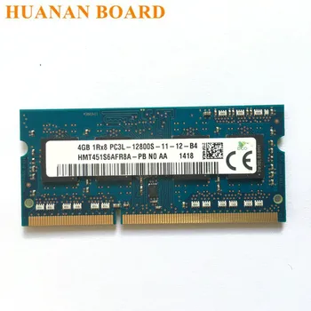 DDR3 4G 1RX8 2RX8 PC3L 12800S 1600Mhz 4gb Laptop Hukommelse, 4G pc3l 12800S 1600 MHZ Notebook Modul SODIMM RAM