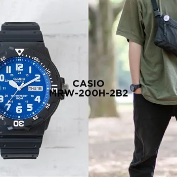 Herreur Casio MRW-200H-2B2 blå sort sport