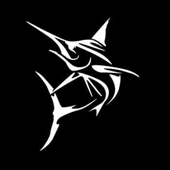 Marlin Fisk, Store Sværdfisk Bil Mærkat Biler, Motorcykler Udvendigt Tilbehør Vinyl Decals til Kofanger Bærbar Båd