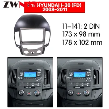 Bil DVD-Afspiller ramme For 2008-2011 HYUNDAI i-30 2DIN Auto AC-Sort LHD RHD Auto Radio Mms-NAVI fascia