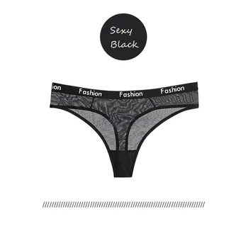 3Pcs Lav Stigning Sexy Thongs Undertøj Femme Sexet Erotique Bomuld Trusse Mode Antyder Kvinde Undertøj 2020 Undertøj & Sleepwears