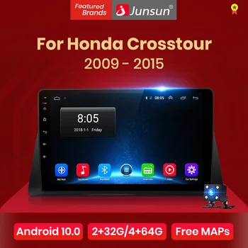 Junsun V1 Android 10.0 DSP CarPlay Bil Radio Mms Video-Afspiller, Auto Stereo-GPS For Honda Crosstour 1 2009-2 din-dvd