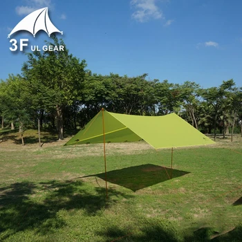 3F UL Grear 15D Silikone Belægning Solen, Læ Vandtæt Camping Vandring Udendørs Anti-UV-Stranden Telt 16 Point 3 Størrelsen