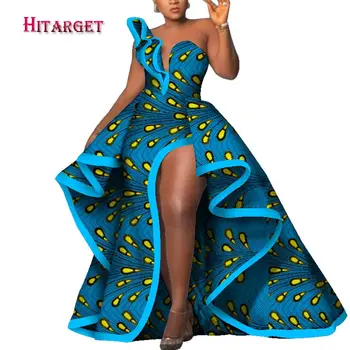 2020 Nye Dashiki Party Kjoler Kvinder Dashiki Afrika Print Voks Afrikanske Tøj Bazin Riche Afrika Sexede Kjoler til Kvinder WY6981