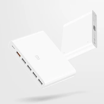 Original Xiaomi USB-C 60W Oplader Output Type-C 6 USB-Porte QC 3.0 Hurtig Opladning 18W x2 + 24W(5V=2.4 EN MAX) Til Smartphone, Pad H33