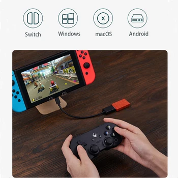 8BitDo SN30 Pro Bluetooth-Spil Controller Gamepad til Xbox Cloud Gaming på Android-Mobiltelefon Holder Klip til Xbox Controller