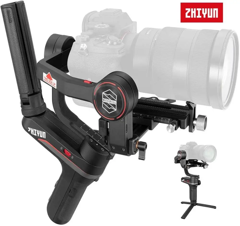 ZHIYUN Weebill S 3-Akse Transmission Billede Stabilisator For Mirrorless Kamera OLED-Skærm, Håndholdte Gimbal med 24-70mm GM ,Ny Pr