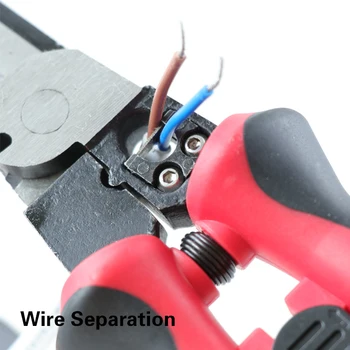 Multifunktionelle Elektriker Lang Næse Tænger Wire Stripper kabelsaks Terminal Crimpning Tænger håndværktøj skære klemme værktøj