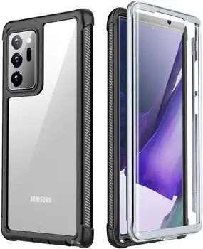 Samsung Galaxy Note 20 Ultra Tilfælde Full Body med Indbygget Skærm Beskytter Klar Lyd Stødsikkert Robust Cover til Note 20