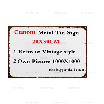 [XIEXIE]Vintage Køkken Pub Metal Plakat Tin Tegn Plak Retro Tin Tegn, Øl, Pub, Bar Væggen Dekorative Plader Hjem Tilpasset Indretning