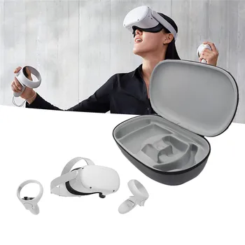 Stødsikker Opbevaring Taske til Oculus Quest 2 VR Briller Håndterer Kabel-etui Boks til Oculus Quest 2 Tilbehør