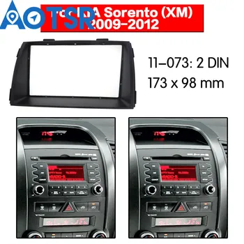 2 din Radio Fascia KIA Sorento (XM) 2009-2012 Stereo Audio Panel Mount Installation Dash Kit Ramme Adapter Radio Stereo-DVD