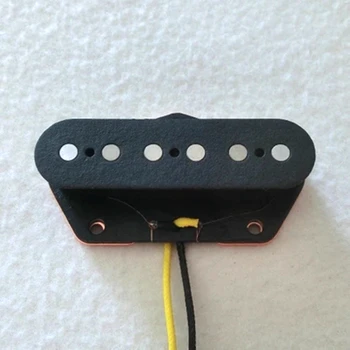 Donlis elektrisk guitar diy dele sort farve alnico 5 TL bro, guitar pickup for tele guitarer med klud tråde