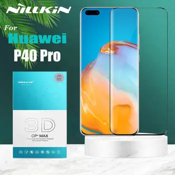 Huawei P40 Pro Hærdet Glas P40 Pro Glas Skærm Protektor Nillkin 3D Fuld Dækning Sikkerhed Beskyttende Glas til Huawei P40 Pro
