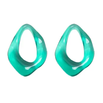 10stk Sommeren Farverige Glas Uregelmæssige Transparent Diamant Dråbe Vedhæng DIY Håndlavet Smykke, Øreringe Tilbehør Materiale